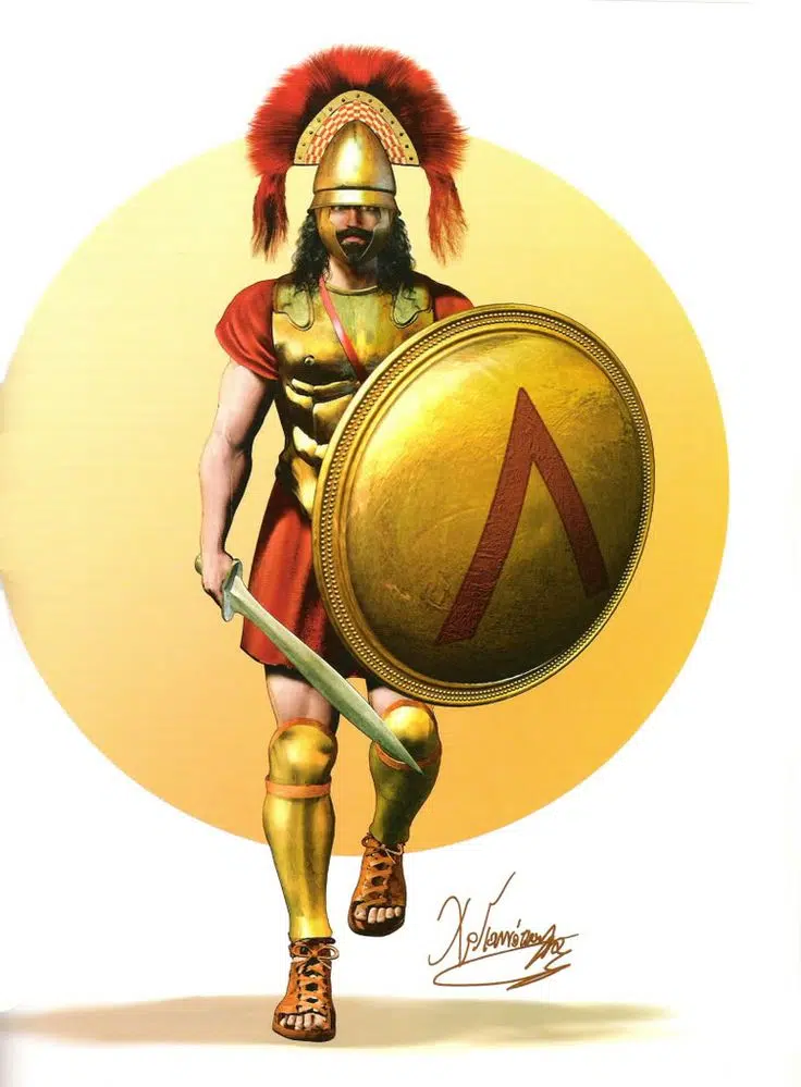 Spartan Officer 4th century BC.
