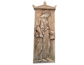 Grave Stele Girl with Dove