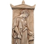 Grave Stele Girl with Dove - Image 2