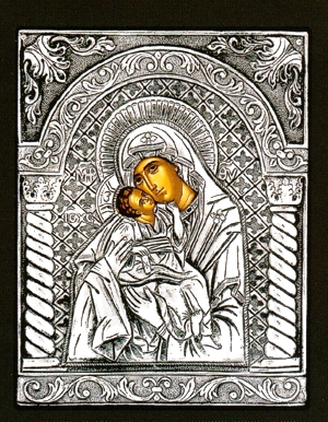 glykophilousa-101 Theotokos Glykophilousa – Virgin Mary kissing Jesus affectionately