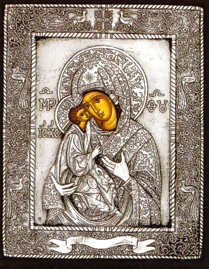 glykophilousa-206 Theotokos Glykophilousa – Virgin Mary kissing Jesus affectionately