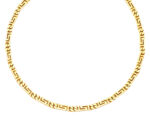 Mens Gold Greek Key Meander Necklace - Image 2