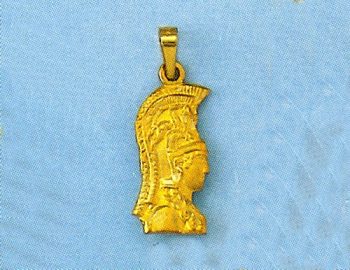 Gold Athena Pendant