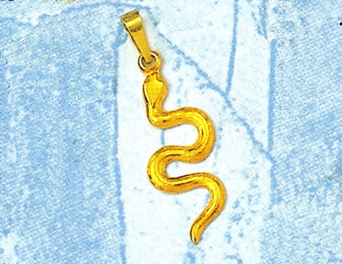 m229.jpg Gold Sacred Snake Pendant