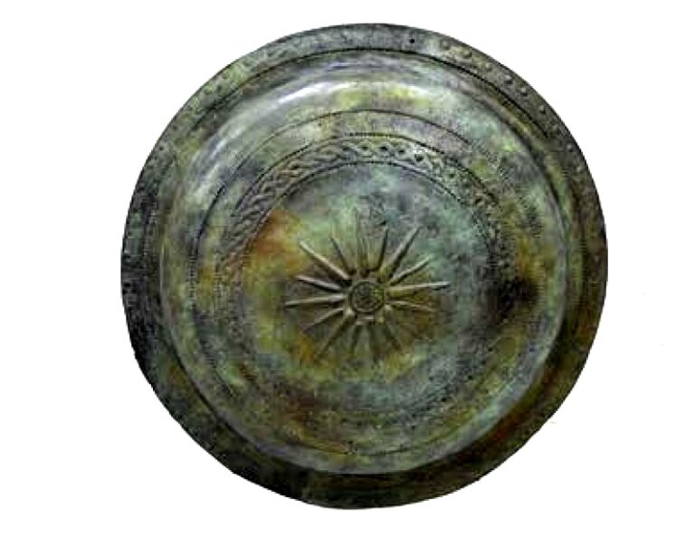 Life Size Macedonian shield bronze Hellenic Art