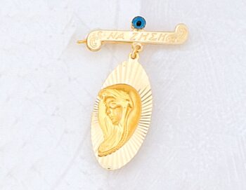 Baptismal Pendant (Martyrika) Virgin Mary