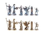 Greek Mythology Chess Set - antique finish - Image 5