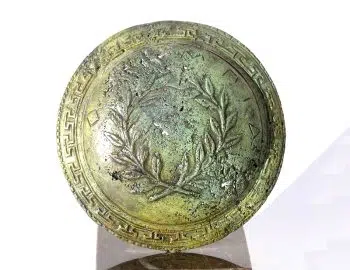 Olympian shield with Olive wreath