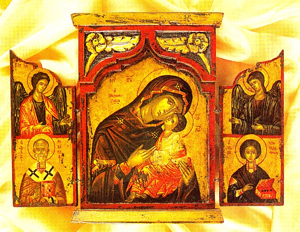 ptr2.jpg Virgin Mary & the Archangels St. Nicholas & St. Panteleimon