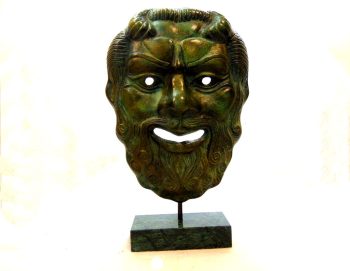 Satyr bronze Mask