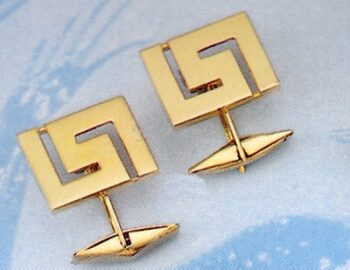 Greek Key Cufflinks