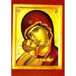 Hand painted icons of Virgin Mary - Hellenic Art