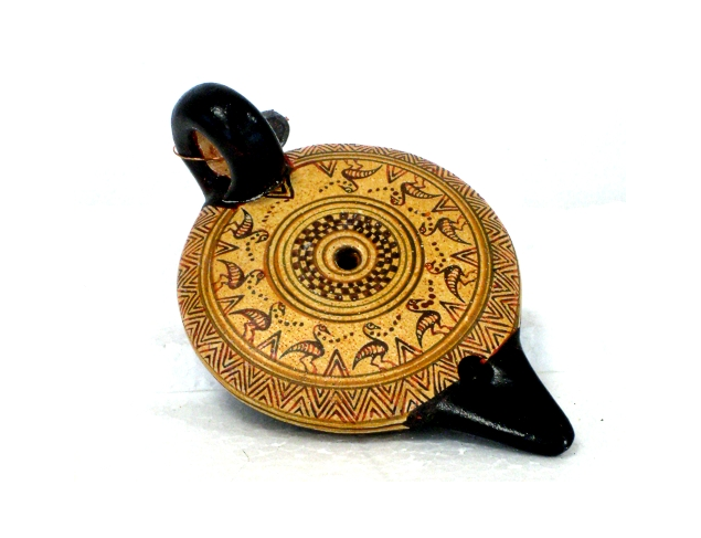 Geometric oil lamp, 8th century BC