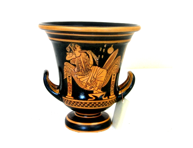 Red figure calyx crater, 4th century BC