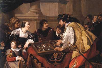 The Backgammon Players, Theodoor Rombouts ca. 1620