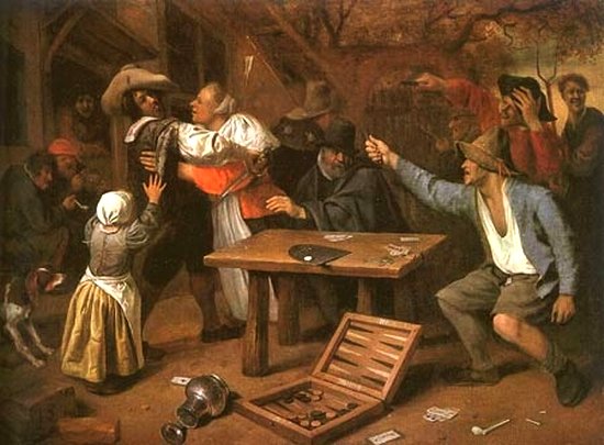 Backgammon Players, Jan Steen ca. 1660
