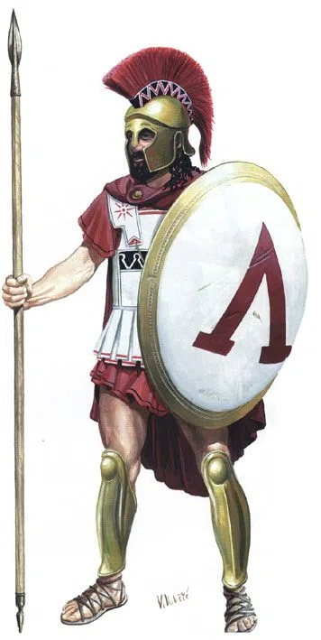 Spartan Hoplite 440 BC.