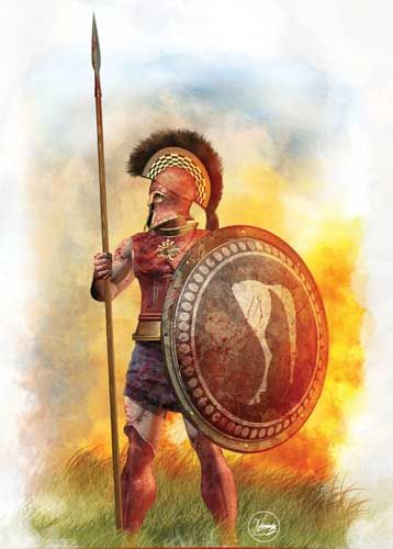 Athenian Hoplite 500 BC.