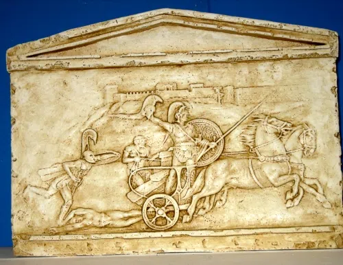 The Triumph of Achilles bas relief