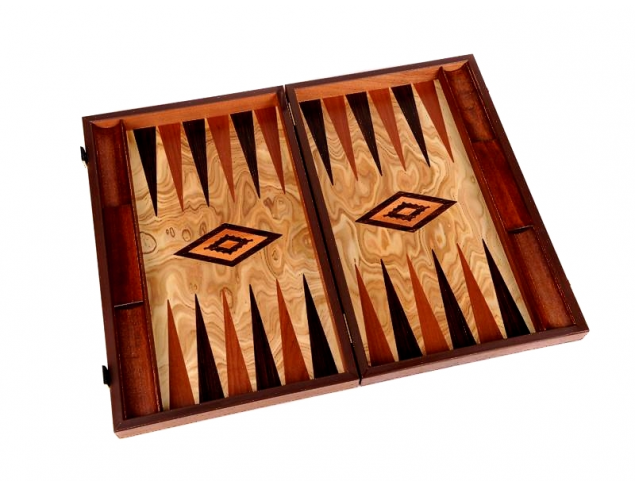 Wooden Backgammon board